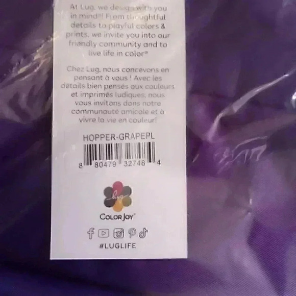 LUG Hopper Adult & Kids Backpack - Grape Purple - Picture 7 of 16